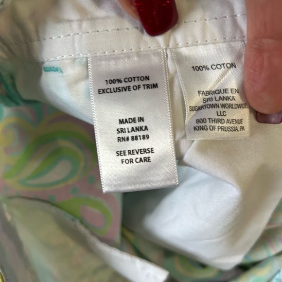 Lilly Pulitzer The Buttercup Short with scalloped hemline size 6 - Picture 5 of 9